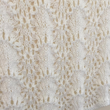 Shells & Lace Baby Blanket