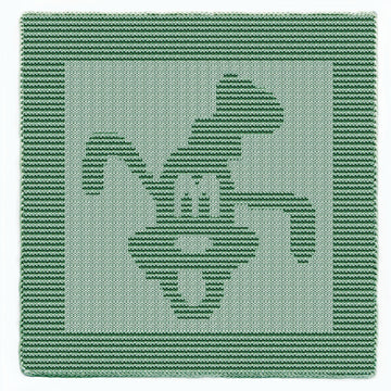 Goofy Knitting Pattern Square