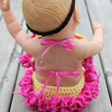 Made In The Shade Halter Suit and Sunglasses Headband