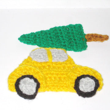 Christmas car applique