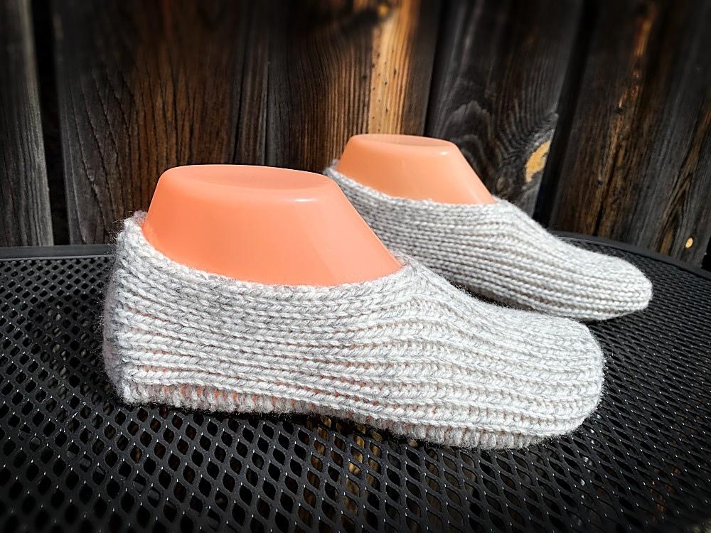 Super Simple Knit Slippers