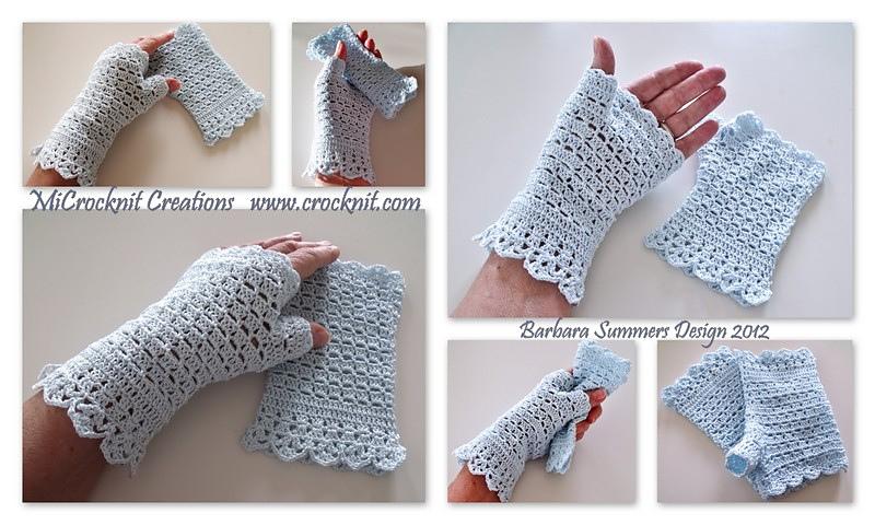 Crochet Mittens EDWARDIAN