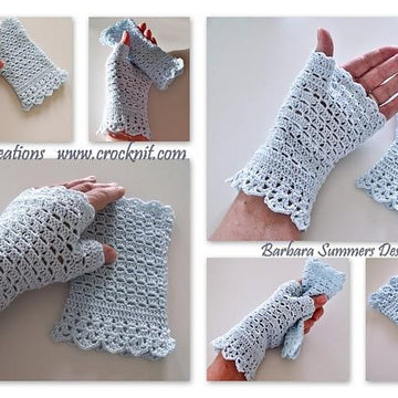 Crochet Mittens EDWARDIAN