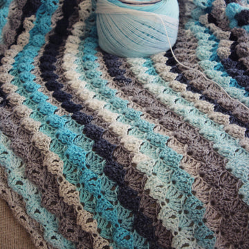 Ocean Bubbles Throw