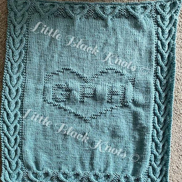 Personalised Initial Baby Blanket