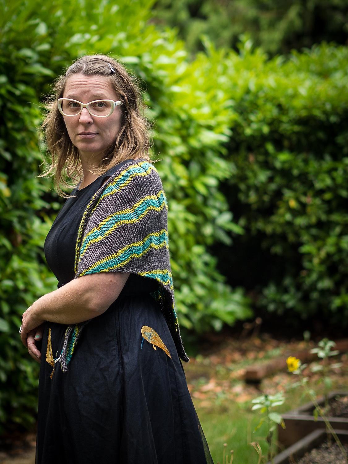 Cascade Range Shawl