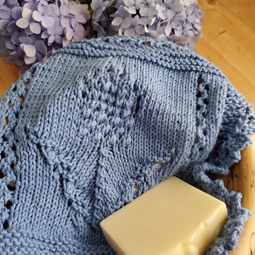 Hydrangea Face Cloth