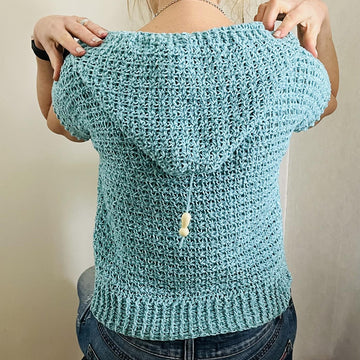EZ BREEZY SUMMER HOODY,Pattern English USA & DUTCH