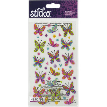 Sticko Stickers - Spicier Butterflies