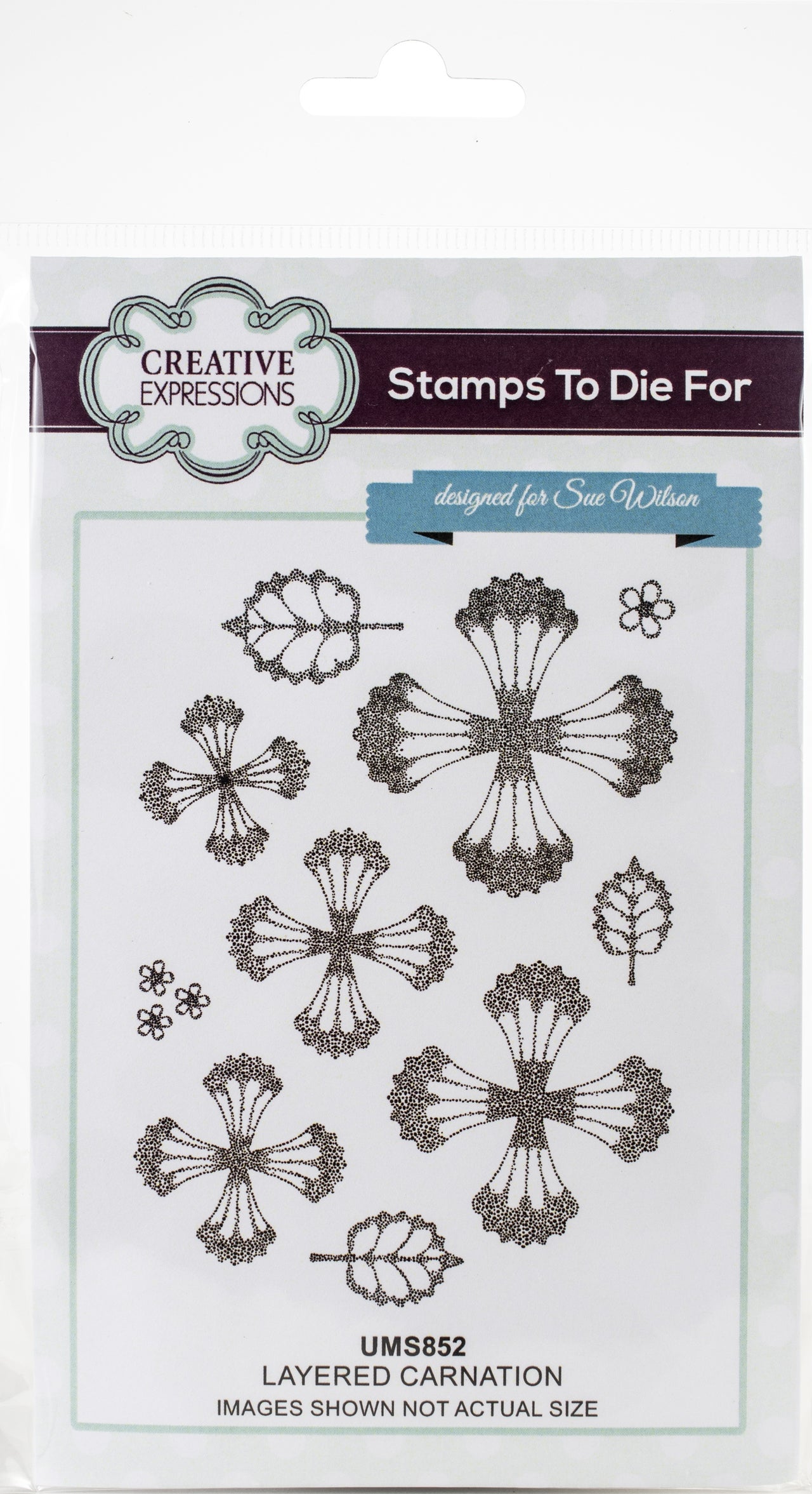 Creative Expressions Stamps To Die For By Sue Wilson - Layered Carnation