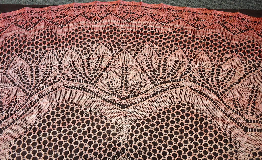 The Rose of Allendale Lace Shawl