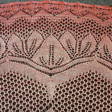 The Rose of Allendale Lace Shawl