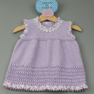 Baby Dress knitting pattern Emily