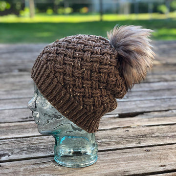 Diagonal Weave Slouch