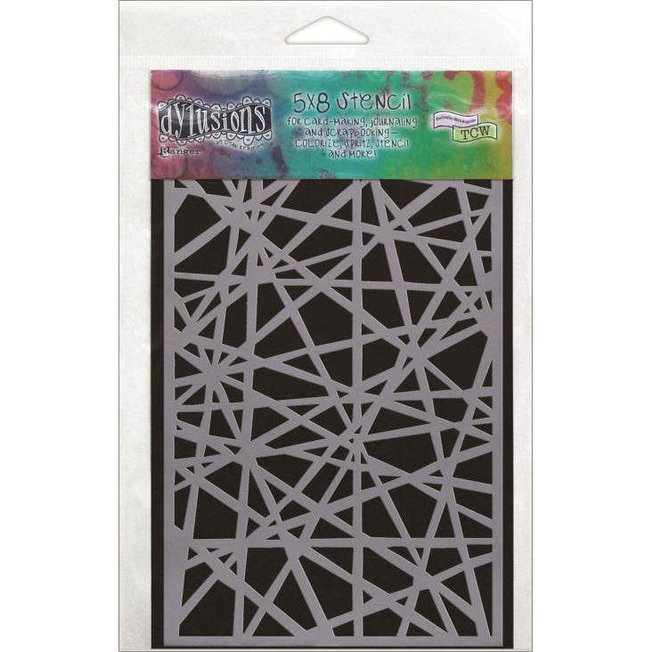 Ranger Dyan Reaveley's Dylusions Stencils 5"X8" - Shattered