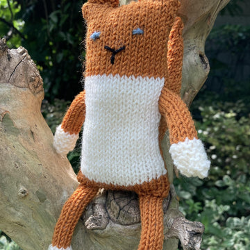 The Squirrel knitted soft toy