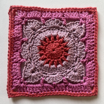 Floral Lace Granny Square