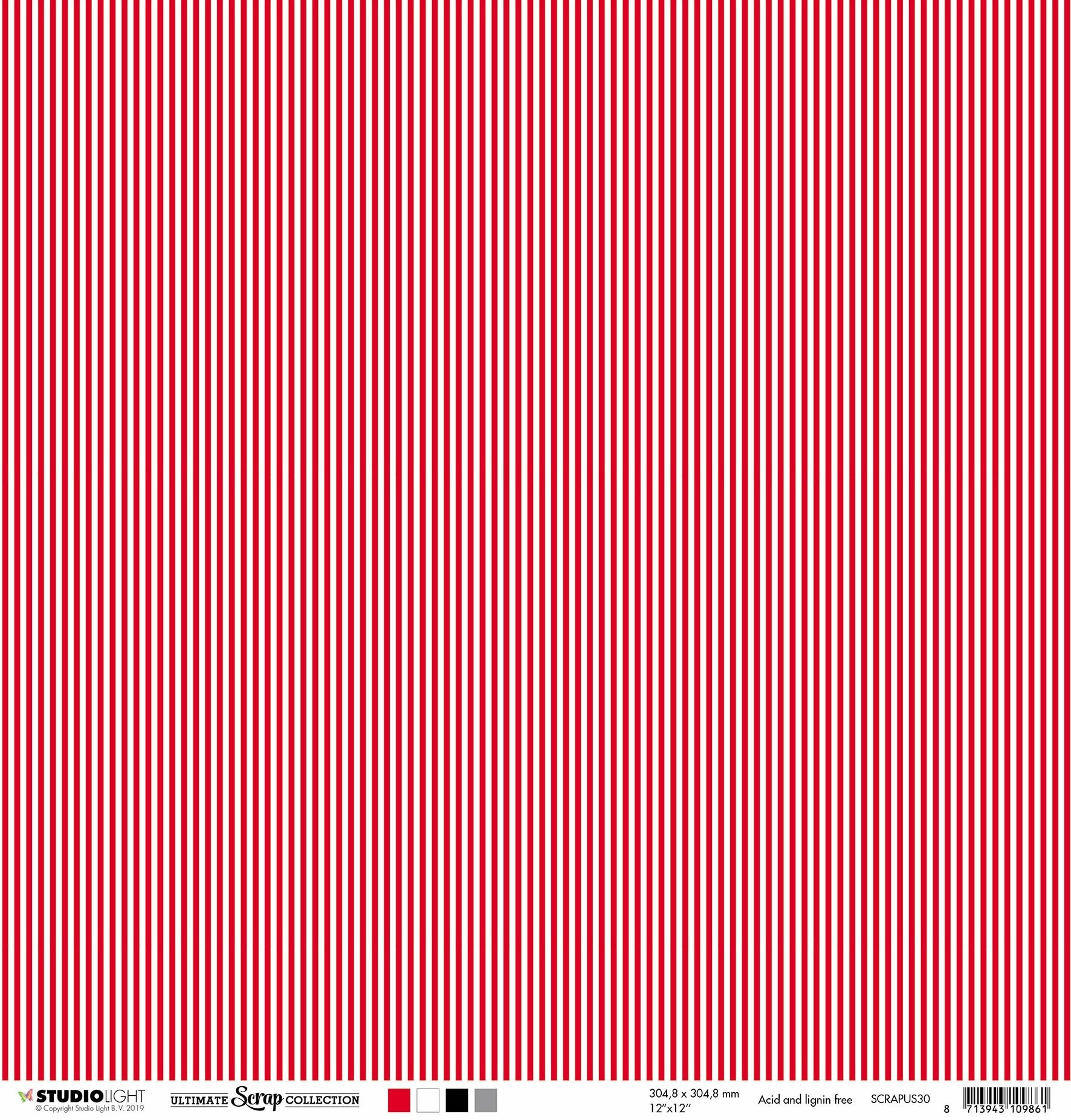 Studio Light Ultimate Scrap Collection Double-Sided Cardstock 12"X12" 10/Pkg - NR. 30