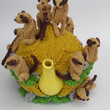 Meerkat Tea Cosy Knitting Pattern