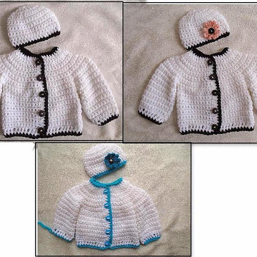 801 Baby and Child Cardigan Sweater Set