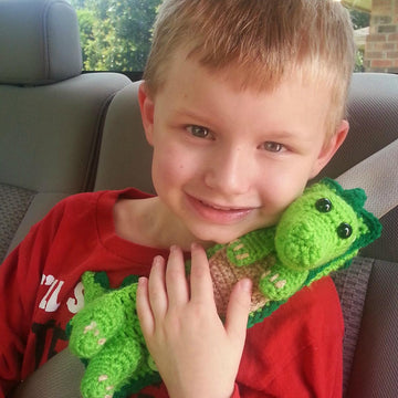 Seat Belt Cover - Dragon / Dino Travel Pal