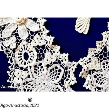 Lace vintage detachable collar