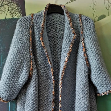 Women Mohair Long Cardigan