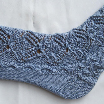 Montague Cable Lace Socks