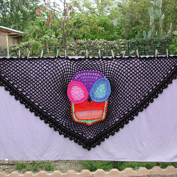 Sugar Skull Shawl