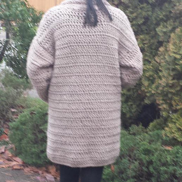 Cute 'n Comfy Crochet Winter Coat