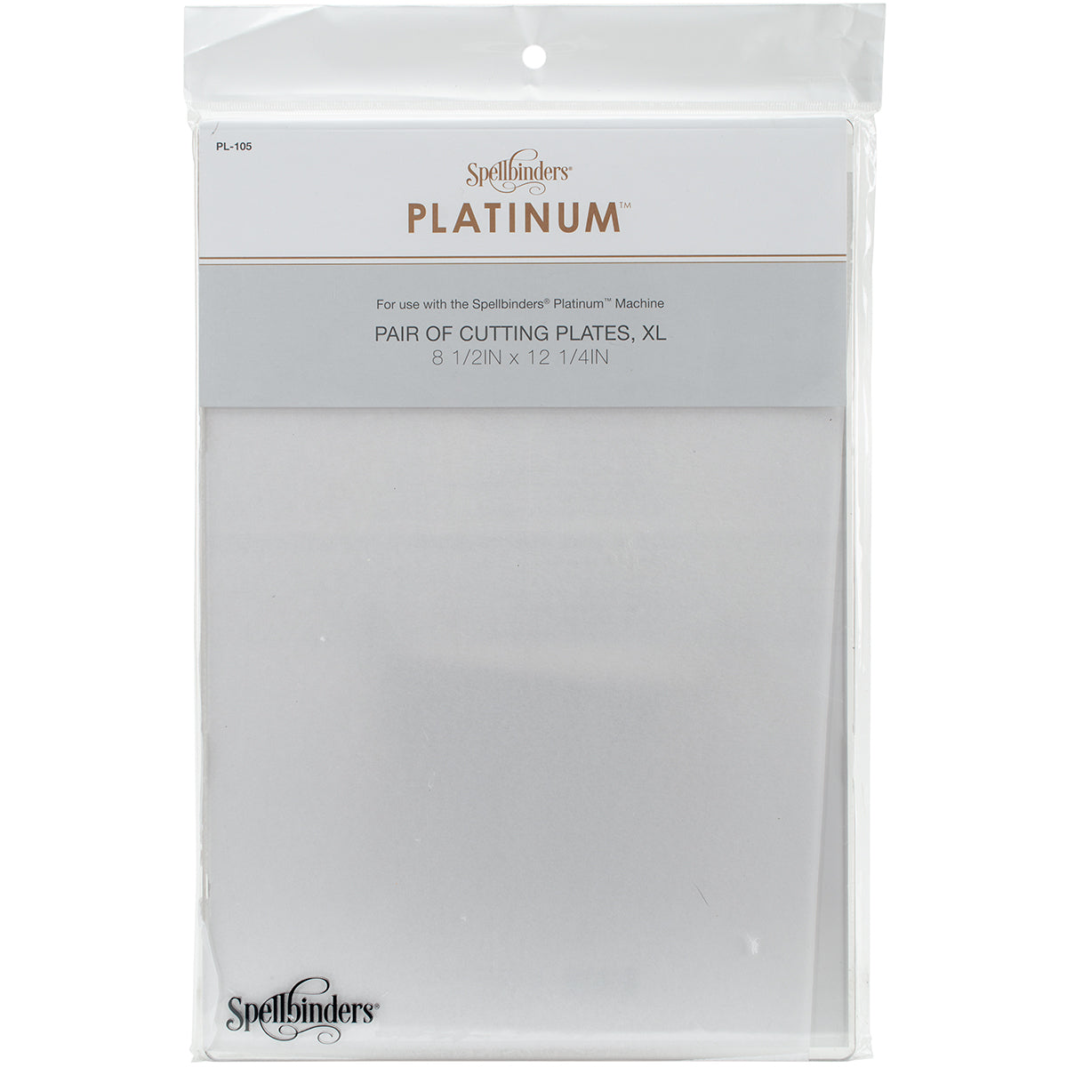Spellbinders Platinum Cutting Plates 2/Pkg - X-Large 12.25"X8.5"