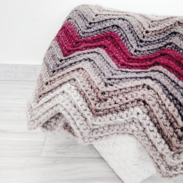 The Barton Chevron Blanket