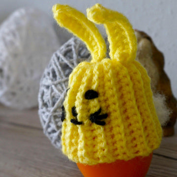 Crochet pattern egg warmer Bunny