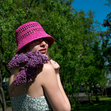 Raffia Bucket hat