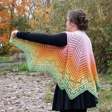 Sweet papaya vest or shawl