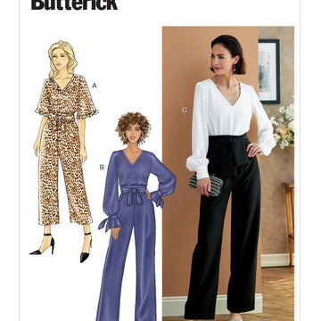 Butterick Misses' Jumpsuit & Sash B6716 - Sewing Pattern