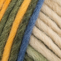 Beige/Khaki/Rauchblau/Ocker (0372)