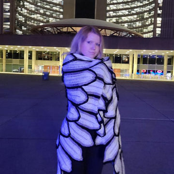 Night Angel Wings - Crochet Shawl