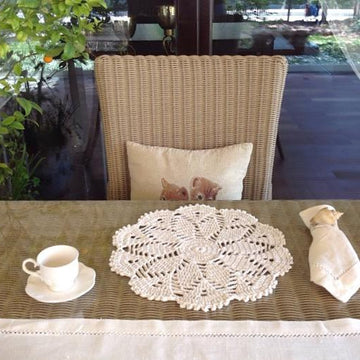 Crochet Placemat & Coaster Set N 106