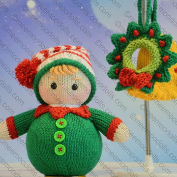 Rudolph & Elf & Ornaments