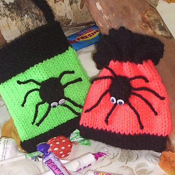 SPIDER TREAT BAGS Halloween gift sweets chocolate cover