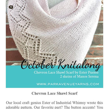 Chevron Lace Shawl Scarf