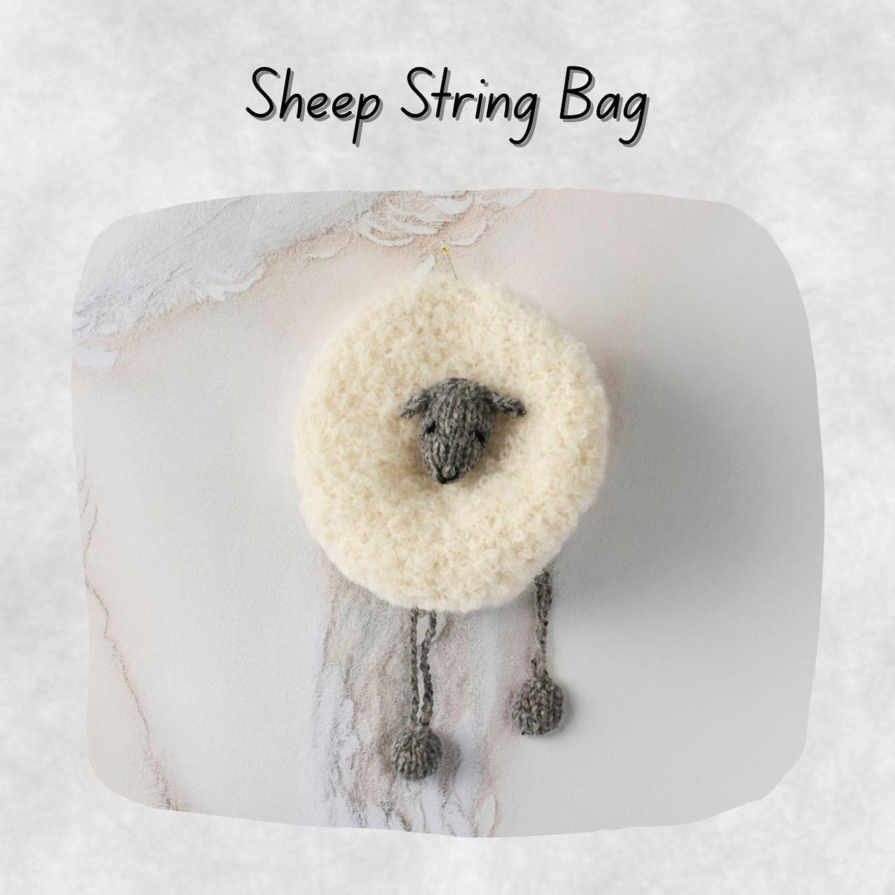 Sheep String Bag
