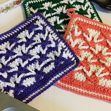 Polish Stars Pot Holder