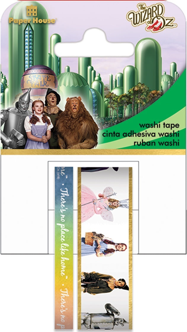 Paper House Washi Tape 2/Pkg - Wizard Of Oz Characters