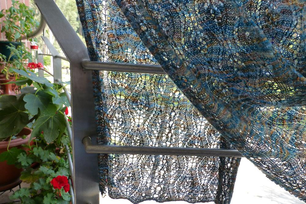 Midnight Lace Stole