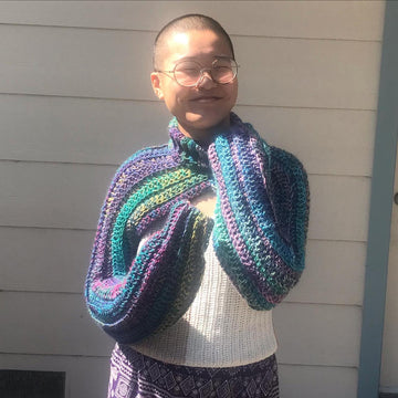 Shrug turtle neck sweater