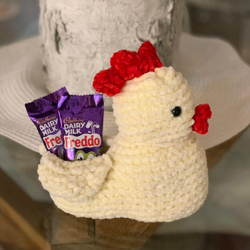 Easter Chicken Chocolate and Easter Egg holder