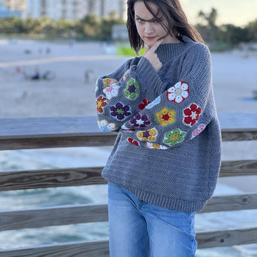 African Flower Sweater