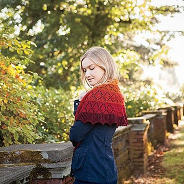 Shades of Leaves Shawl